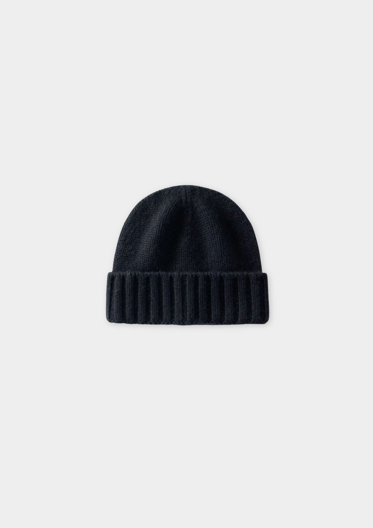 Black Cashmere Wintertime Beanie