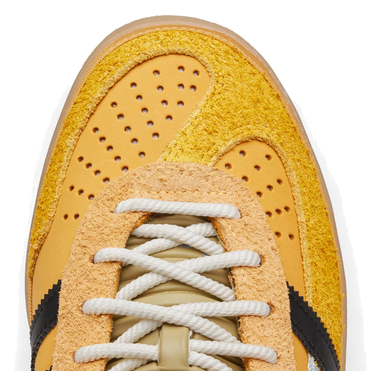 Bad Bunny Gazelle Indoor Solar Gold toe detail