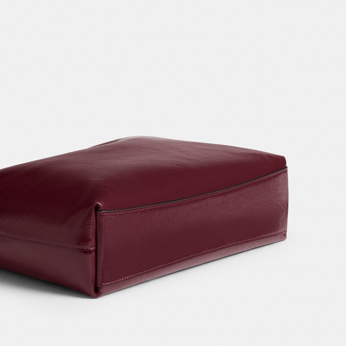 Coach Brooklyn Shoulder Bag 28 - Leather Brass Dark Cherry