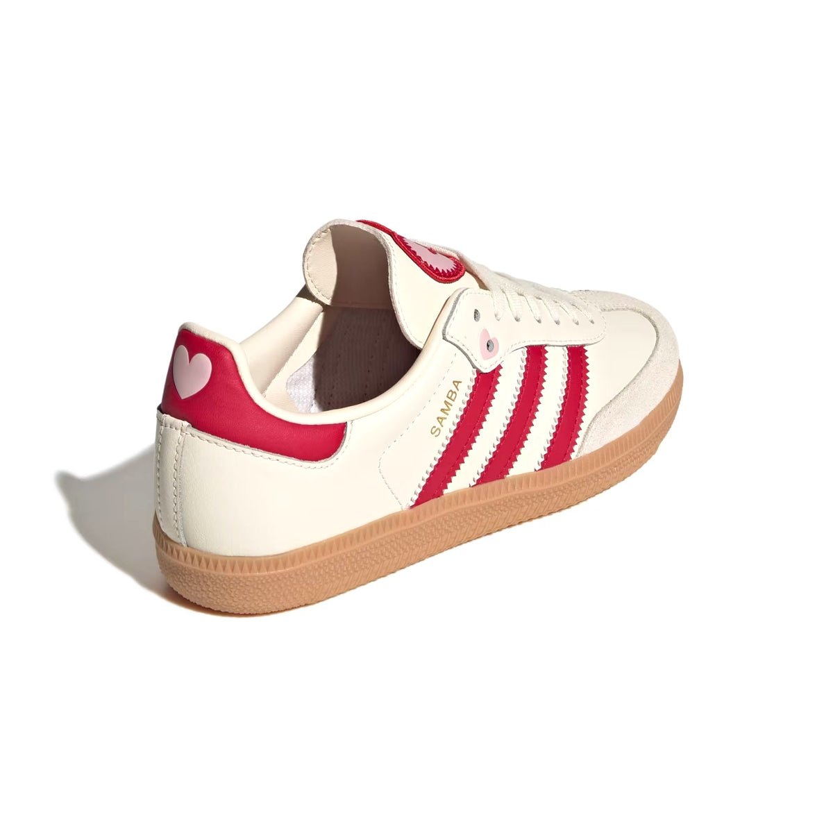 Samba OG Kids "Cream White / Better Scarlet"
